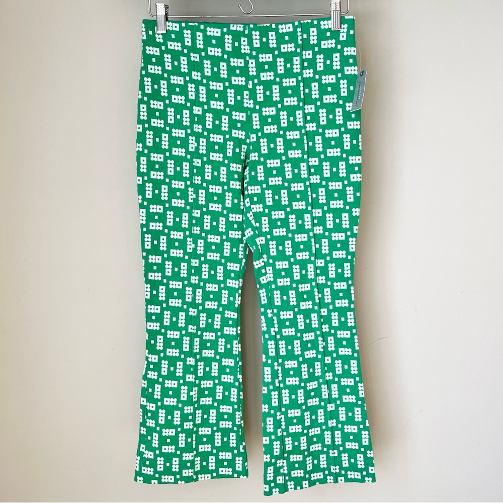 Anthropologie Maeve Margot Cropped Kick Flare Pull On Pants
